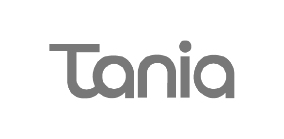 Logo marca Tania PNG